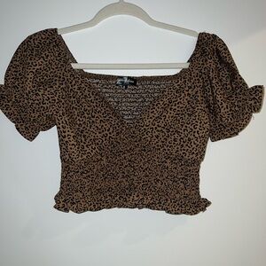 OOTDFASH Leopard Blouse